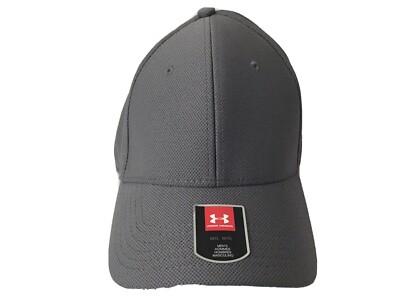 New Under Armour Mens Heatgear Pro Fit Hat Color Gray Size MD / LG Polyester(H1)