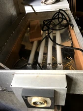 Alum. Suitcase or Portable Light Box for Slides.  Large size about 24" x 15"