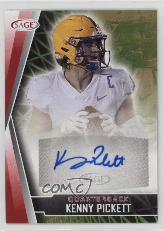 Kenny Pickett Sage High Series Autographs #AKP Red