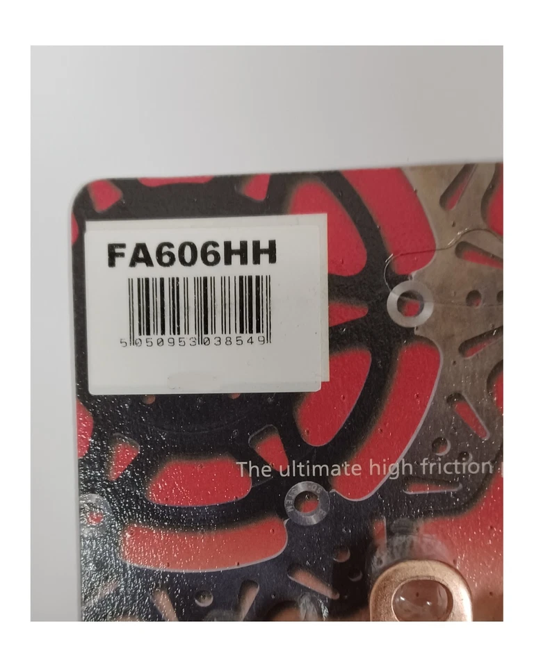 Pastillas de freno de disco delanteras sinterizadas EBC (1 juego) para KTM DUKE 200/250 (2011 a 2022) Foto 3 de 4