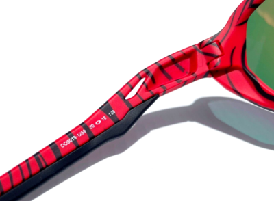 NEW Oakley PLAZMA Red Tiger POLARIZED Galaxy Ruby Mirror