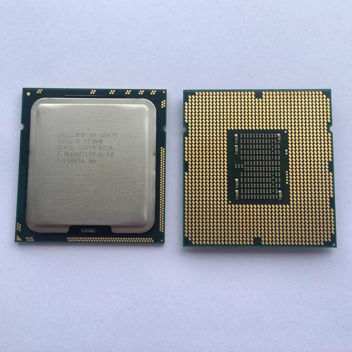 2pcs Intel Xeon X5675 / 6x 3.06 GHz / SLBYL Six-Core 6-Core