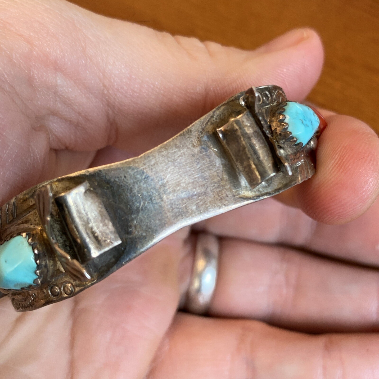 Wayne Josie Panteah Zuni Vintage Watch Cuff Brace… - image 9