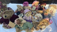 Vintage Boyd's  More Teddy Bear Plush Animals Mixed Lot of 15
