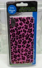 E-CIRCUIT iPHONE XR DARK PINK  Cell Phone Case - NEW