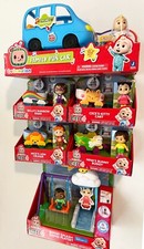 COCOMELON LANE Family Fun Car w JJ, Bella, Cece, Nico, Nina Cody Swing Playset