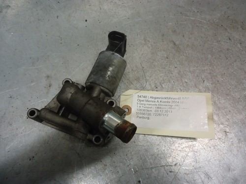 Opel Meriva A Abgasr�ckf�hrventil AGR EGR 55556720 1.4i Twinport 66kW Z14XEP 547