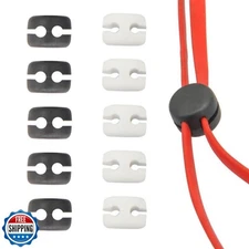 CCeCCe 10 Pack Earphone Cable Slider Y Splitter Detachable Clip Adjusting Div