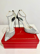 Ren  Caovilla STELINA T Bejeweled Evening High Heels 115mm EU 38 1/2