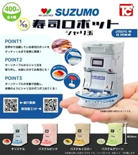 All 4 types Full Complete set 110 SUZUMO Sushi Robot Sharitama Gacha