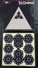 Tri-Ominos Triangle Game 1968 Pressman Complete Vintage #4420 TriOminoes