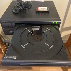 Pioneer CLD-A100 LaserActive Mega LD Laserdisc Player w/ PAC SEGA Genesis *READ*