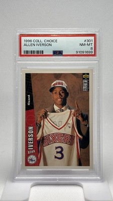 1996 Upper Deck Collector's Choice #301 Allen Iverson Rookie