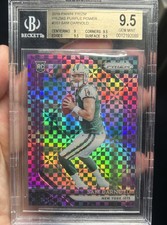 SAM DARNOLD RC~2018 Panini PURPLE POWER PRIZM /49 SEAHAWKS ~BGS 9.5~Rookie Card. rookie card picture