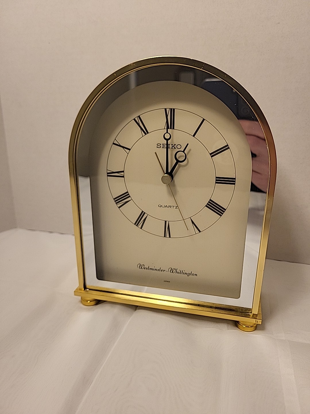Seiko Quartz Mantel Clock Westminster Whittington Chime – Model QGZ411G