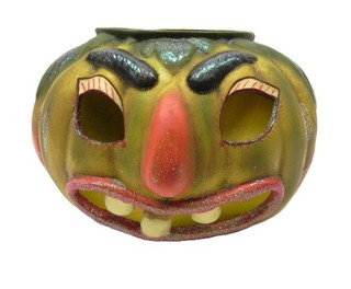 Rare Marolin "Rufus Ruffpatch" Paper Mache Pumpkin LTD 28/600