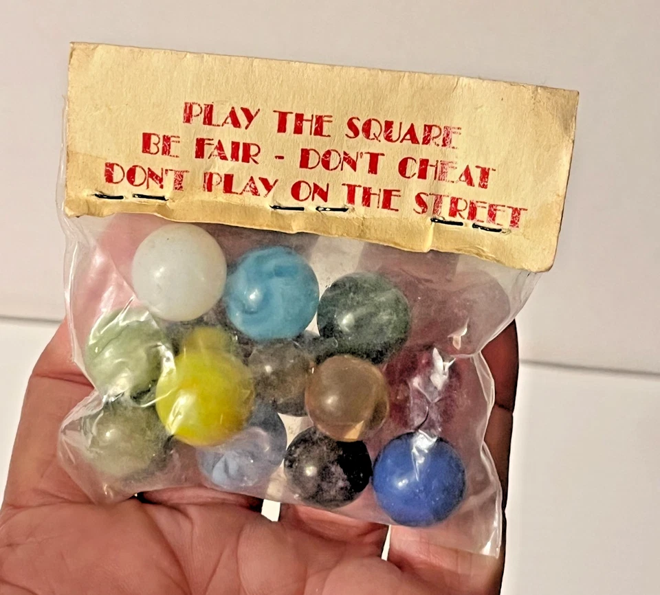 Planters Mr. Peanut Raro Sellado Nuevo Bolsa de 15 Canicas de Juguete Multi Tamaño - IMPRESIÓN ROJA Foto 2 de 4