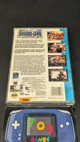 Ground Zero Texas (Sega CD, 1993) CIB COMPLETE IN BOX