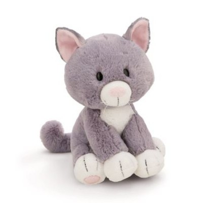 NICI Kuscheltier sitzende Katze 20 cm grau weiß