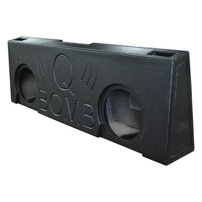 Qpower dual 12'' GMC 2007-2013 Crew Cab under seat QBOMB