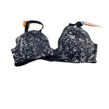 Warner's Womens This Is Not A Bra Underwire Contour Bra Black Floral Size 34C