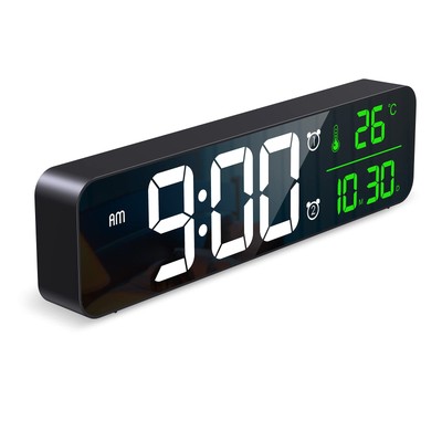Digitaluhr großes Display, Wand Wohnzimmer Temp & Datumsanzeige