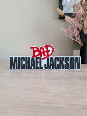 Michael Jackson Bad Tour Logo Décoratif 22cm - Photo 1/4