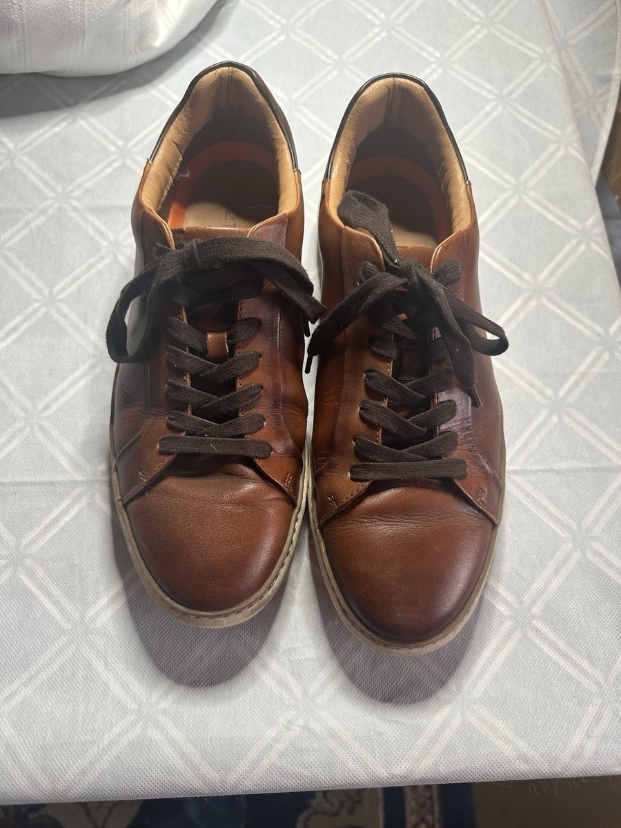 M&S Men's Airflex Total Comfort Leather Shoes Brown, Size UK