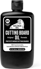 WALRUS OIL - Cutting Board Oil and Wood Butcher Block Oil, 8 Oz Bottle, FDA Food