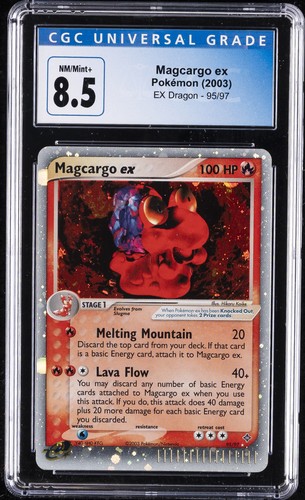 Magcargo ex graded CGC 8.5 for sale on eBay