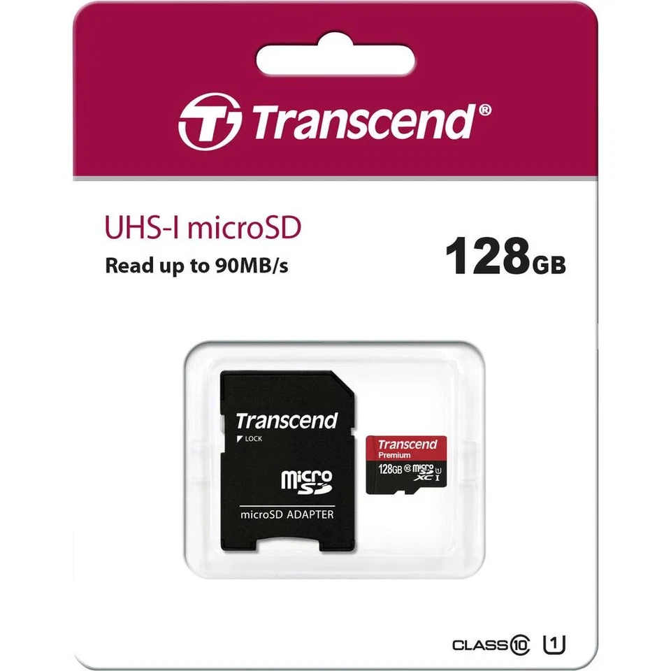 Transcend Premium microSDXC-Karte Industrial 128 GB Class 10, UHS-I inkl. - Bild 2 von 2