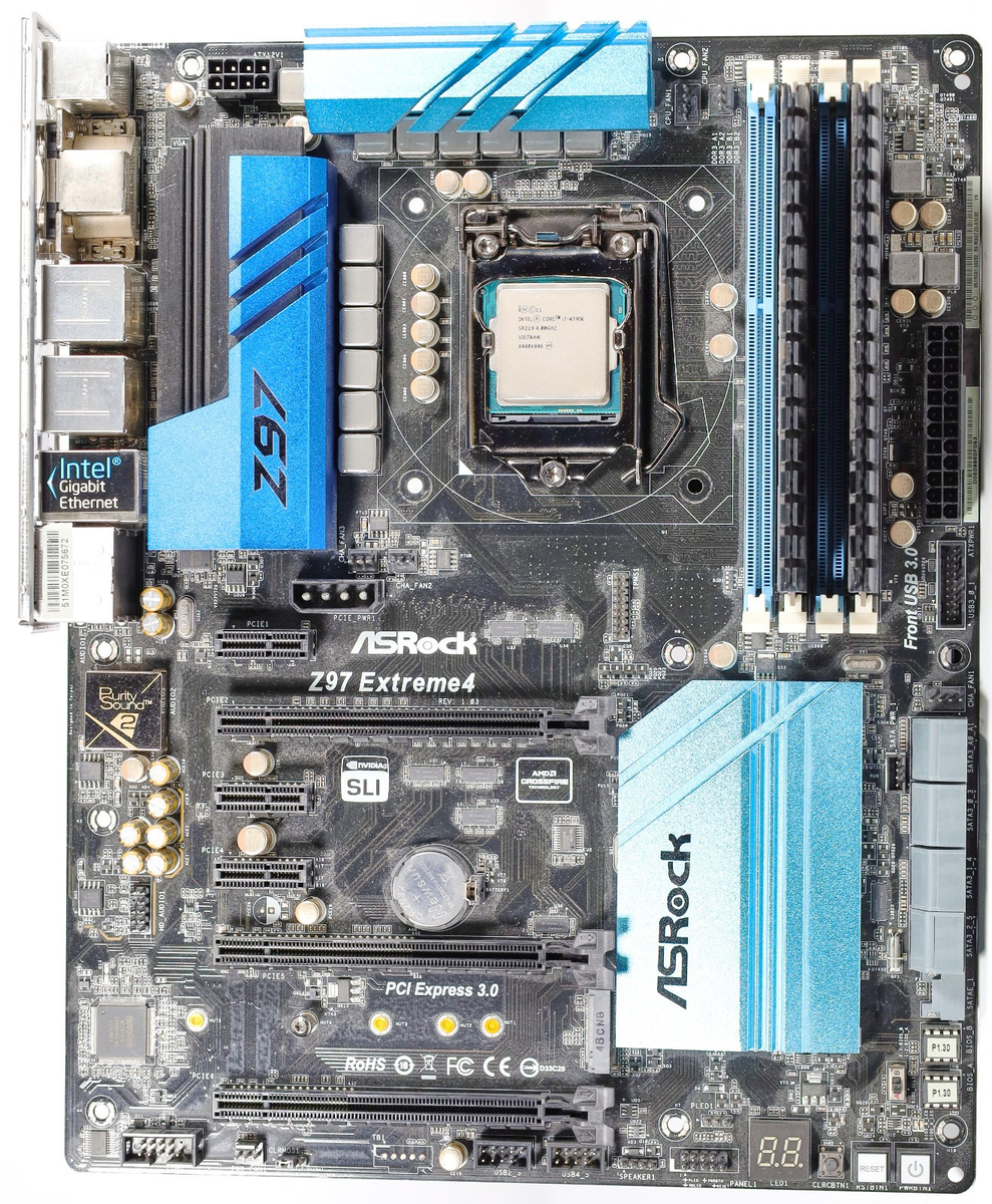 ASRock Z97 Extreme4 LGA 1150 ATX Motherboard w/i7-4790K & 16GB