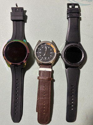 Lot of 3 Men's Watches ~Samsung Gear S3~FMD 507 ~Accutime 4182WMM -All Untested