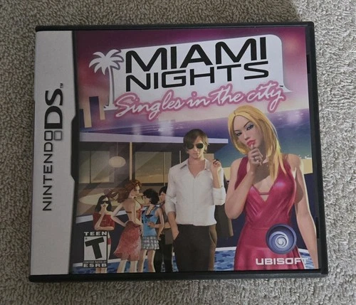 Nintendo DS Miami Nights Singles in the City Video Game COMPLETE