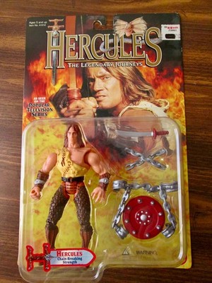 Hercules Figure 5'' Legendary Journeys Chain Breaking ToyBiz 1996 Kevin Sorbo ~N