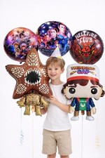 Monster Balloon Set   5 Foil Balloons  Kids Birthday Party Decor