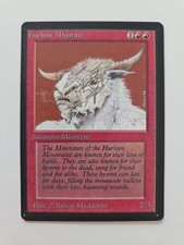 Hurloon Minotaur Limited Edition Beta LEB 2ED LP Magic Gathering MtG Commander