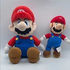Nintendo Super Mario Brother Mario Plushies Red and Blue Plush Toy Set