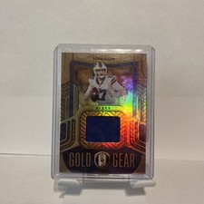 2022 Panini Gold Standard - Gold Gear Josh Allen #GG-JAL /299 (MEM)