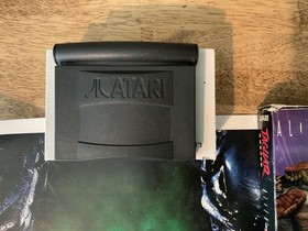 Atari Jaguar Alien vs Predator Game Cartridge CIB Box Manual Overlays Poster Vtg