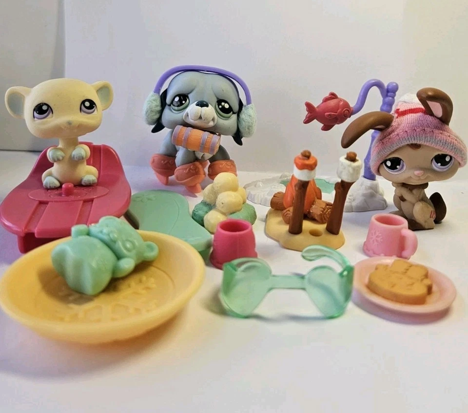 LPS Littlest Pet Shop #1087 #1088 #1089 calendrier de l'avent Petshop Hasbro - Photo 1/3