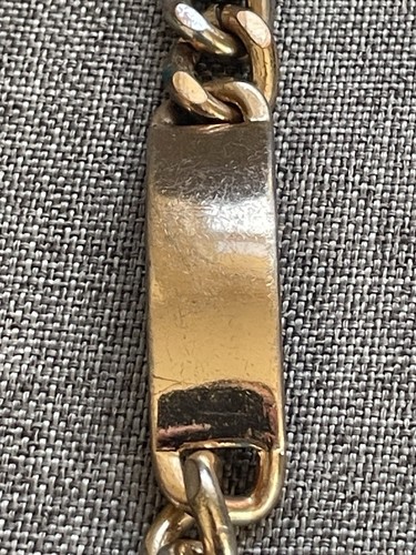 Bracciale ID catena tono oro Zara firmato - Foto 8 di 15