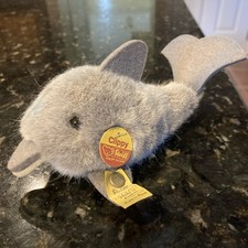 Steiff Vintage Clippy Soft Plush Dolphin 1472/07