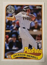 2024 Topps Update Series - 1989 Topps Baseball #89US-35 Jackson Merrill (RC)