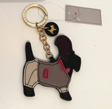 Radley Hound Dog Leather Keyring BNWT