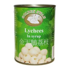 Golden Swan Lychees In Syrup 567g Tin  Pack of 1 or 12 Tins