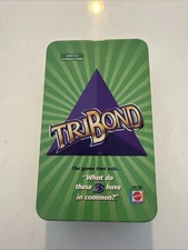 TriBond Game 100% Complete 2004 Travel Version Metal Tin 2-6 Players 12 Years +