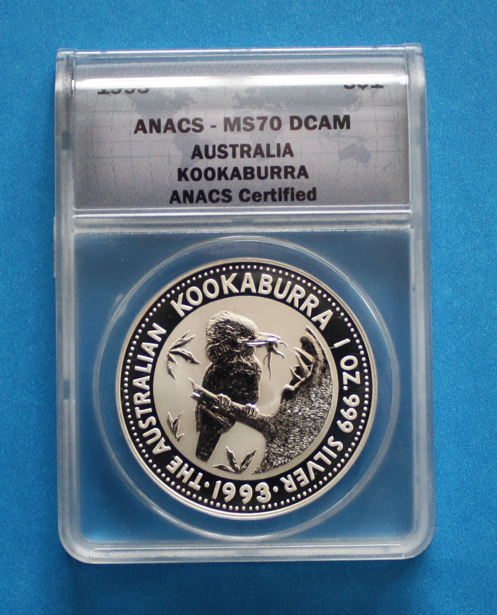 Australian Kookaburra 1 oz Precious Metal Content per Unit 1993