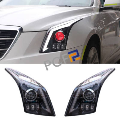 【324】左のみ　キャデラックATSドライバー　 USテールライト Fit For 2014-2018 Cadillac ATS LED DRL Sequential Turn Signal