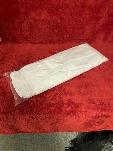 White Pleated Polyester Linen Table Skirt Item 1 - Fire Museum of Memphis - Picture 2 of 4